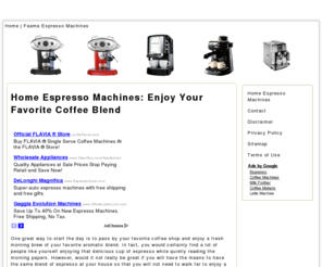 homeespressomachinesdeal.com: Home Espresso Machines
Home Espresso Machines