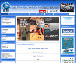 tourainebc.com: Touraine bc [site officiel]
site officiel du Touraine Basket Club