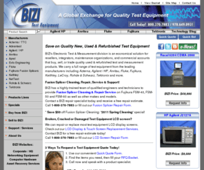 bizitestequipment.com: Used & Refurbished Test Equipment | Agilent / HP | Analyzers, Oscilloscopes | Buy | Sell | Repair - BIZI
Looking for quality used & refurbished test equipment from the leading manufacturers including Agilent, Anritsu, Tektronix and more, buy from BIZI and save off list prices, everything we sell is fully tested & comes with a generous warranty!.