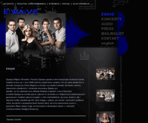 ewaveband.com: EWAVE - EWAVE
Acustic/Digital performance, strings | vocal | electronics