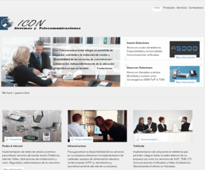 icon-tel.com: Icon Telecom
Icon Telecom, Soluciones en redes de telefonia y datos para iniciativa privada y Gobierno.