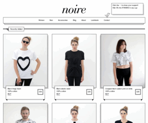 noirenoire.com: Noire - Mens and Womenswear
Noire is a unique fashion boutique offering menswear, womenswear and selected accessories.