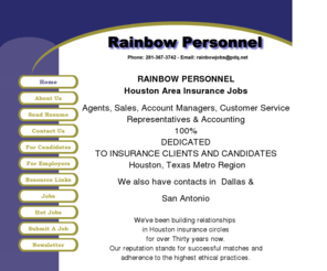 rainbowjobs.com: Insurance Jobs in Houston, TX | Rainbow Personnel Recruiters
Houston insurance Jobs and employment openings from recruiters at Rainbow Personnel.