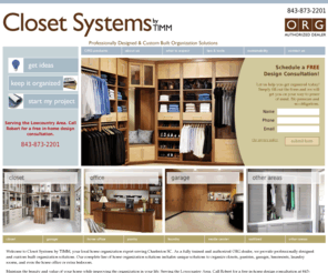 closetsystemsbytimm.com: Closets in Charleston, SC
Custom organization solutions for the closet, garage, home office, and more. Professional planning, design, and installation.