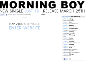 morningboy.com: MORNING BOY official website
MORNING BOY official website. All the latest news, live dates, releases, gallery and music.