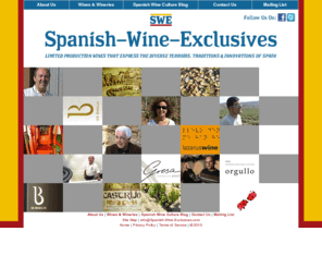 spanish-wine-exclusives.com: Welcome to Spanish-Wine-Exclusives
Spanish-Wine-Exclusives is a new source for exciting, high-quality limited-production wines from Spain, available exclusively from Spanish specialist wine merchant TintoFino.com. Our selections are outstanding wines that express the diverse terroirs, innovations and traditions of Spain, plus each has its own personal story and vision behind it. Visit our sister blog at SpanishWineCulture.org for our latest news.