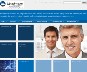 aquinascapitaladvisors.com: MainStream Management | Creating Value, Driving Results
MainStream Management is a full service consulting firm specializing in operational improvement, turnaround and financial restructuring, and transaction services.