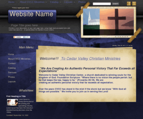 cvccministries.com: Welcome
place a description for your webpage here