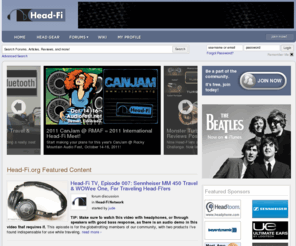 head-fi.net: Head-Fi.org - Headphone forums and reviews for audiophiles
Head-Fi.org: Head-Fi covers headphones, portable audio, earphones, earbuds, headphone amplifiers and audiophile equipment.