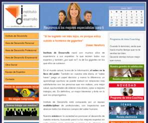 institutodedesarrollo.es: Instituto de Desarrollo
Instituto de Desarrollo: Coaching Personal, Profesional y Empresarial