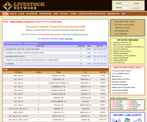 livestocknetwork.com: LIVESTOCK NETWORK - Cattle Trucks - Cattle Loads
A load matching service and community devoted to the Livestock Transportation Industry.