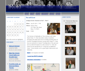 nextgenfig.org: Home - www.neXtgenfig.org
The homepage for neXtgen - a ministry for young singles and couples at The Episcopal Church of the Transfiguration in Dallas, Texas USA. This website features information about neXtgen, an events history, discussion forums, and photos.