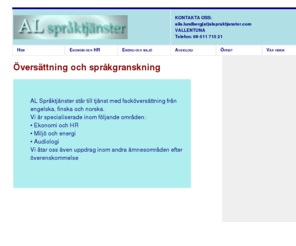 alspraktjanster.com: Språktjänster och översättningar
Översättningar