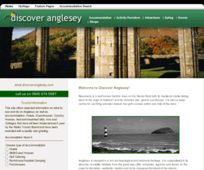 angleseytourismassociation.com: Anglesey Accommodation and Visitor Information
Anglesey Holiday Cottages Self Catering B and B Accommodation and Tourist Information