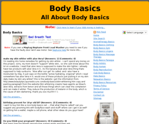 bodybasicsinc.com: Body Basics: Body Basics
Body Basics: Information about Body Basics