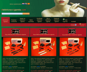 elektricna-cigareta.com: elektricna-cigareta.com - Električna cigareta - E-cigareta - Elektronička ili električne cigarete su zdravija budučnost pušenja. Probajte e-pušenje.
Električna cigareta ili e-cigareta je zdravija, dozvoljena i štedljivija alternativa klasičnoj cigareti. Najveća ponuda električnih cigareta. Modeli e-joy, ecis, super cigarette, električna cigara, električna lula