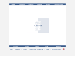 hanser.de: Carl Hanser Verlag - Homepage
