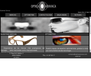 opticaaravaca.com: OPTICA ARAVACA - ARAVACA - MADRID - OPTOMETRIA - CONTACTOLOGIA - BAJA VISION
OPTICA ARAVACA - ARAVACA - MADRID - OPTOMETRIA - CONTACTOLOGIA - BAJA VISION