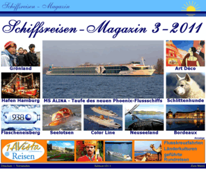 schiffsreisenmagazin.com: Startseite 02-2011
Startseite des Schiffsreisen-Magazins