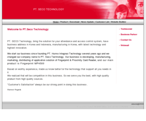secotechnology.com: PT. SECO TECHNOLOGY
PT. SECO TECHNOLOGY