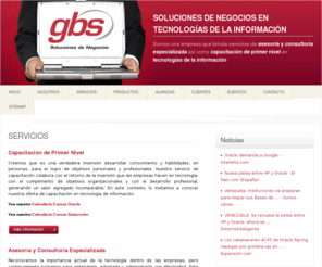 gbs.pe: Global Business Solutions - GBS
Soluciones de Negocios en Tecnologia de la Información y Oracle.