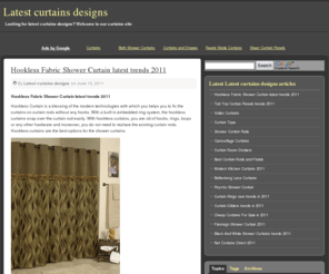 latest-curtains.info: Latest curtains designs
Looking for latest curtains designs? Welcome to our curtains site