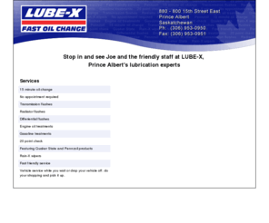palubex.com: Lube-X
Lube-X fast oil change