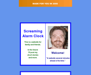 screamingalarmclock.com: Screaming Alarm Clock
Copyright (C) 2002 - 2010 Dan Morgan / ScreamingAlarmClock.com.
 www.ScreamingAlarmClock.com
 All rights reserved.