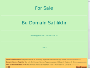 karala.org: Bu Domain Satiliktir
Bu Domain Satiliktir