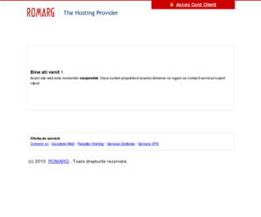 lumeaprichindeilor.ro: Gazduit de ROMARG - The Hosting Provider
Site gazduit de ROMARG. Aceasta pagina este in constuctie.