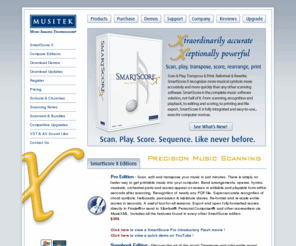 musitek.com: Musitek SmartScore Music Scanning Software - Scan Music - Transpose and Print