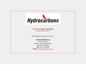 hydro-carbons.com: Hydro-Carbons.com - Under Cosntruction...
Hydrocarbons