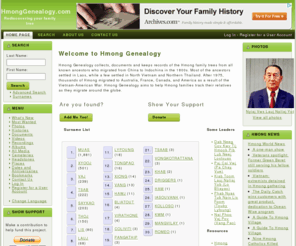 hmongancestry.com: Hmong Genealogy: Hmong Genealogy
Hmong Genealogy: Hmong Genealogy