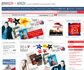 proxis.com: Proxis.be & Azur.be - de grootste online mediawinkel in België
Online boekhandel Proxisazur.be - uw boekenwinkel en multimediawinkel voor alle nederlandstalige en anderstalige producten.
