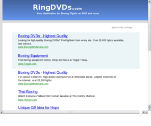 bigtimefighters.com: Boxing DVDs
Boxing DVDs