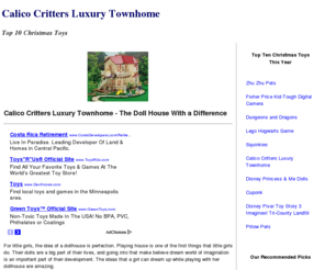 calicocrittersluxurytownhousetoy.com: Calico Critters Luxury Townhome
Calico Critters Luxury Townhome - The ideas that a girl can dream up while playing with her dollhouse are amazing.