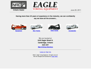 eagletow.com: Eagle Towing Equipment...Welcome, Towing, Sliders, Wrecker, Tow, Truck Service, Car Carriers, NRC,  Tow Truck Parts.
towing equipment, supplies, tow trucks, trucks, car carriers, wreckers, rollback, sliding rotator, towing,nrc