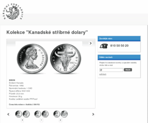 kanadskedolary.com: Národní Pokladnice - Kolekce "Kanadské stříbrné dolary"
