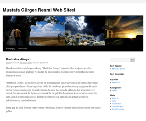 mustafagurgen.net: Mustafa Gürgen - Official Web Site
Mustafa GÜRGEN Resmi Web Sitesi