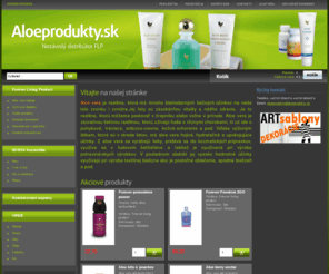 aloeprodukty.sk: Aloeprodukty-aloe vera
PREDAJ VÝROBKOV Z ALOE VERA, VÝŽIVOVÝCH DOPLNKOV, ČISTE ALOE VERA