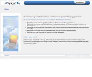 avisionite.com: a Vision of your new IT
