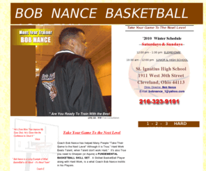 bobnancebasketball.com: Bob Nance Basketball Academy | Take Your Game to the Next Level  |  216-323-9191
Bob Nance is the Best BasketBall Trainer in Ohio. Ready to Take Your Game to The Next Level, Bob Nance Basketball Academy will Help You. Group and Individual Training is Available, contact Coach Bob Nance Today.  