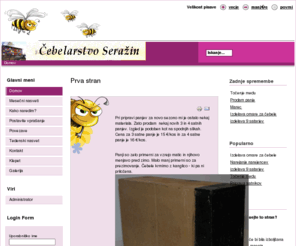 cebelarstvo-serazin.com: Prva stran
Stran o čebelah in čebelarstvu.