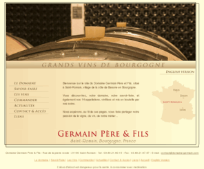 domaine-germain.com: Saint Romain : Domaine Germain Père et fis
saint romain, Domaine Germain père et fils, vins de bourgogne