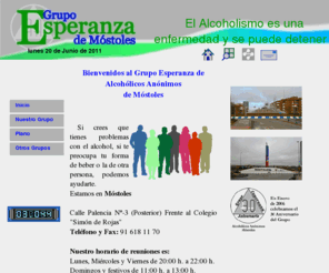 esperanzaenmostoles.es: Grupo Esperanza de Alcohólicos Anónimos de Móstoles
Grupo Esperanza de Alcohólicos Anónimos de Móstoles