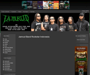 jamrud-rockstar.com: Jamrud Rockstar Official Site |
Jamrud Rockstar, Informasi tentang Jamrud band Cadas asli indonesia. Forum.jamrud-rockstar.com, Tempat berkumpulnya Jammers di seluruh indonesia.