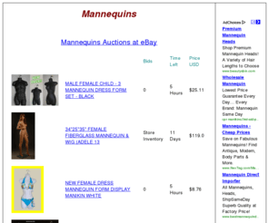 mannequin.biz: Mannequins
Shop for mannequins online.