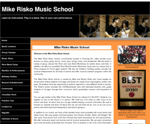 mikeriskomusicschool.net: Mike Risko Music School
Westchester's most unique and innovative music school. Learn an instrument. Play in a band. Star in your own performance.