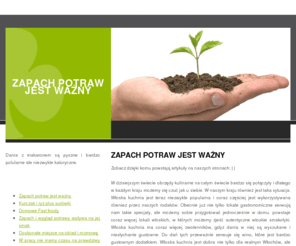 nipsu.com: Zapach potraw jest ważny
