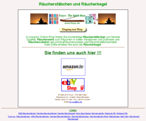 raeucherstaebchen.biz: Günstige Räucherstäbchen von HEM und Darshan
Onlineshop für Räucherstäbchen und Räucherkegel